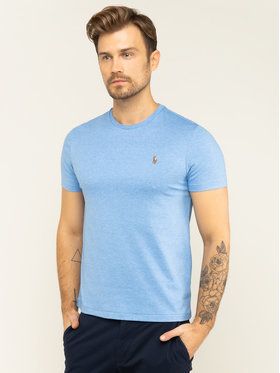 Polo Ralph Lauren Tričko 710740727 Modrá Slim Fit