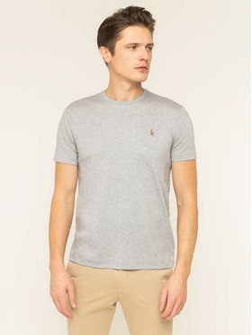 Polo Ralph Lauren Tričko 710740727012 Sivá Slim Fit