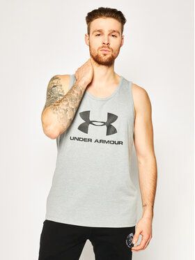 Under Armour Tank top UA Sportstyle Logo 1329589 Sivá Regular Fit