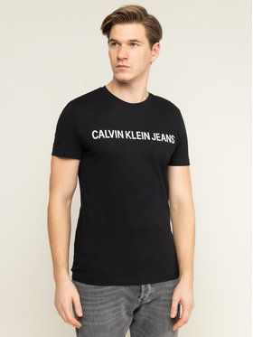 Calvin Klein Jeans Tričko Core Institutional Logo J30J307855 Čierna Regular Fit
