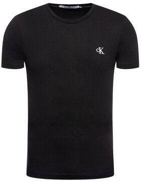 Calvin Klein Jeans Tričko Tee Shirt Essential J30J314544 Čierna Slim Fit