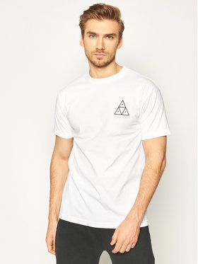 HUF Tričko Essentials Tt TS00509 Biela Regular Fit