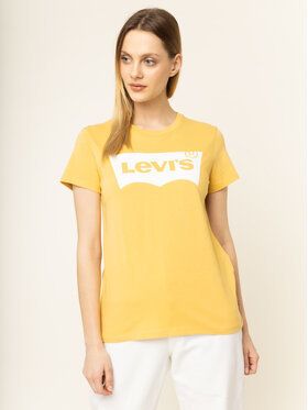 Levi's® Tričko The Perfect Graphic Tee 17369-0778 Žltá Regular Fit