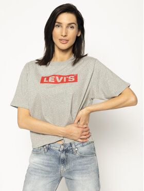 Levi's® Tričko Graphic Boxy Tee 85634-0007 Sivá Regular Fit