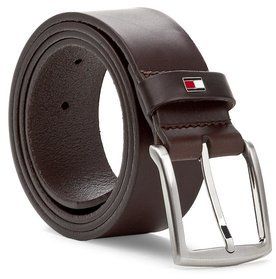 Tommy Hilfiger Pánsky opasok New Denton Belt 4.0 E367863162 Hnedá