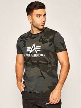 Alpha Industries Tričko Basic 100501C Sivá Regular Fit