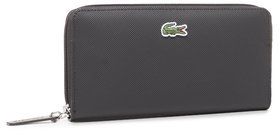 Lacoste Veľká dámska peňaženka L Zip Wallet NF2900PO Čierna