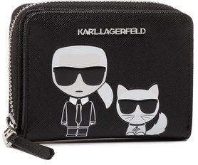KARL LAGERFELD Malá dámska peňaženka 201W3202 Čierna