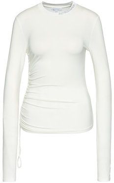 Patrizia Pepe Blúzka 8M1203/A13-W146 Biela Slim Fit