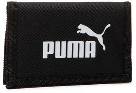 Puma Veľká pánska peňaženka Phase Wallet 075617 01 Čierna