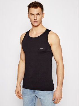 Versace Tank top Canotta AUU04022 Čierna Slim Fit