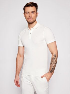 Jack&Jones Polokošeľa Washed Polo 12180890 Biela Slim Fit