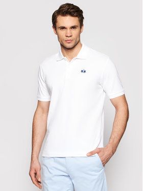 La Marine Polokošeľa BPMP01 PK031 Biela Regular Fit