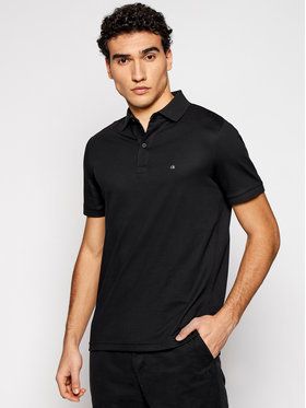 Calvin Klein Polokošeľa Liquid Touch K10K107090 Čierna Slim Fit