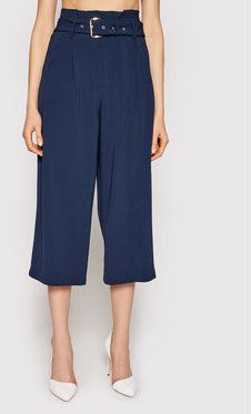 MICHAEL Michael Kors Culottes nohavice Cameron MS1301RENX Tmavomodrá Oversize