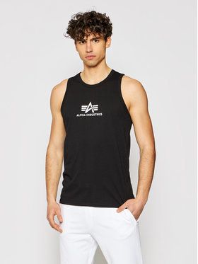 Alpha Industries Tank top Basic 126566 Čierna Regular Fit