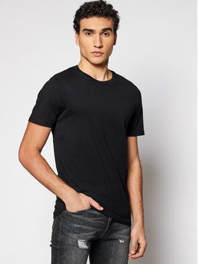 Jack&Jones Tričko Orrganic Basic 12156101 Čierna Slim Fit