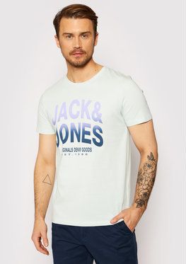 Jack&Jones Tričko Saturn 12189700 Zelená Regular Fit