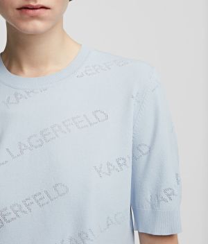 Sveter Karl Lagerfeld All-Over Logo Sweater galéria