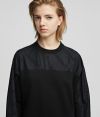 Šaty Karl Lagerfeld Logo Poplin Sleeve Sweatdress galéria