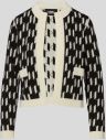 Sveter Karl Lagerfeld Monogram Cardigan galéria