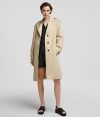 Kabát Karl Lagerfeld Trench Coat W/ Logo Tape galéria