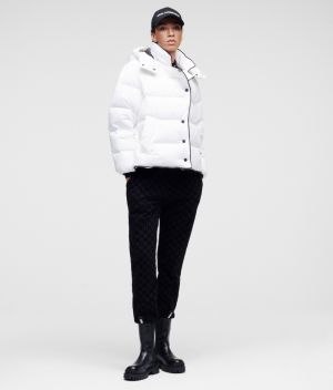 Kabát Karl Lagerfeld Transformer Down Coat W/Hood