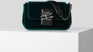 Kabelka Karl Lagerfeld K/Autograph Clutch Velvet