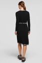 Šaty Karl Lagerfeld Knitted Wrap Dress galéria