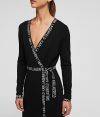 Šaty Karl Lagerfeld Logo Tape Wrap Knit Dress galéria