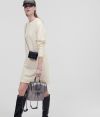 Šaty Karl Lagerfeld Kl Monogram Flock Sweat Dress galéria