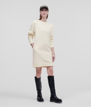 Šaty Karl Lagerfeld Kl Monogram Flock Sweat Dress galéria