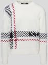 Sveter Karl Lagerfeld Unisex Check Sweater galéria