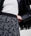 Sukňa Karl Lagerfeld K Print Pleated Skirt galéria