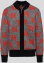 Sveter Karl Lagerfeld Unisex Kl Monogram Zip Cardi galéria