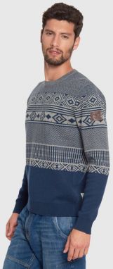 Sveter La Martina Man Tricot Crew Neck Lamb Gg12