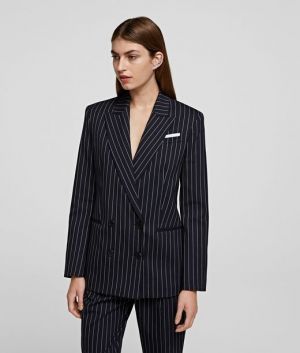 Sako Karl Lagerfeld Pinstripe Blazer