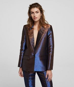 Sako Karl Lagerfeld Iridescent Blazer