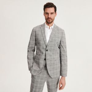 Reserved - Károvaný blejzer slim fit - Viacfarebná