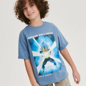 Reserved - Bavlnené tričko Dragon Ball - Modrá