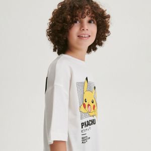 Reserved - Tričko Pokémon - Krémová
