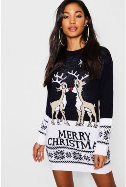 Vianočné sveter so sobom