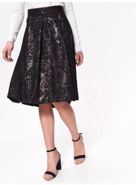 Midi sukňa s žakárovým vzorom galéria