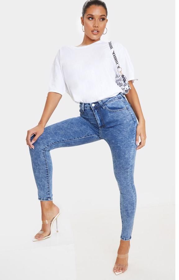 Skinny džínsy s vreckami