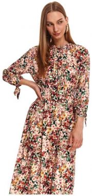 Maxi šaty s kvetinovým motívom