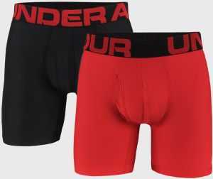 2 PACK červených boxeriek Under Armour Tech