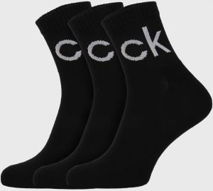 3 PACK čiernych ponožiek Calvin Klein Jason