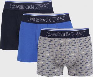 3 PACK modrých boxeriek Reebok Corey