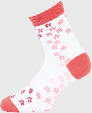 Dievčenské ponožky s kytičkami