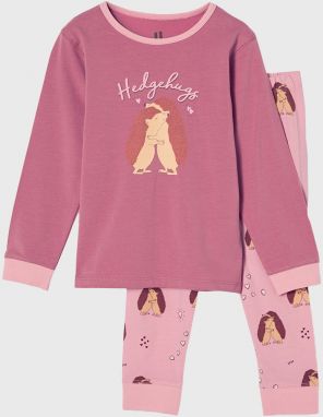 Dievčenské pyžamo Hedgehog hugs